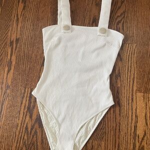 Reset Priority women’s one piece white swim suit size 3/M